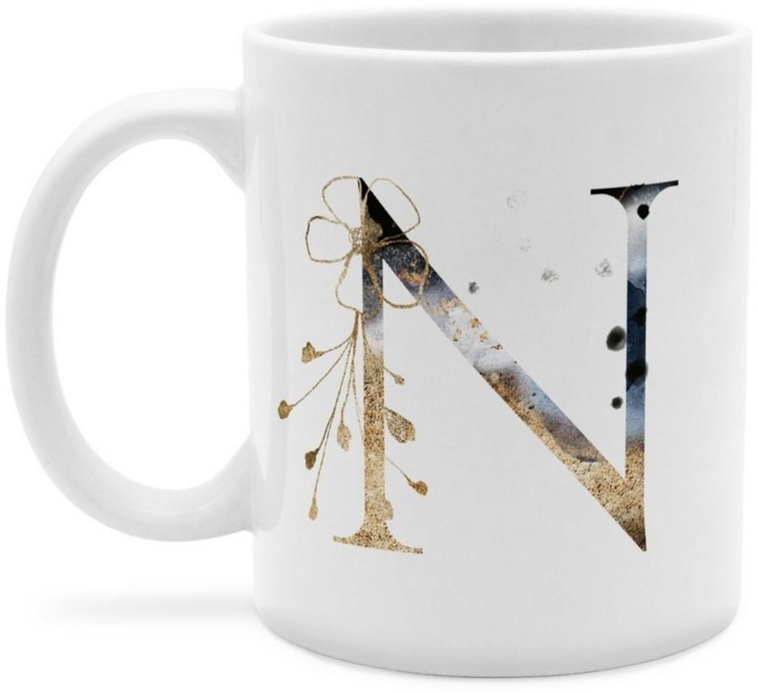 PhotoFancy Tasse mit Buchstabe - Kaffeebecher mit Initialen Bild 1