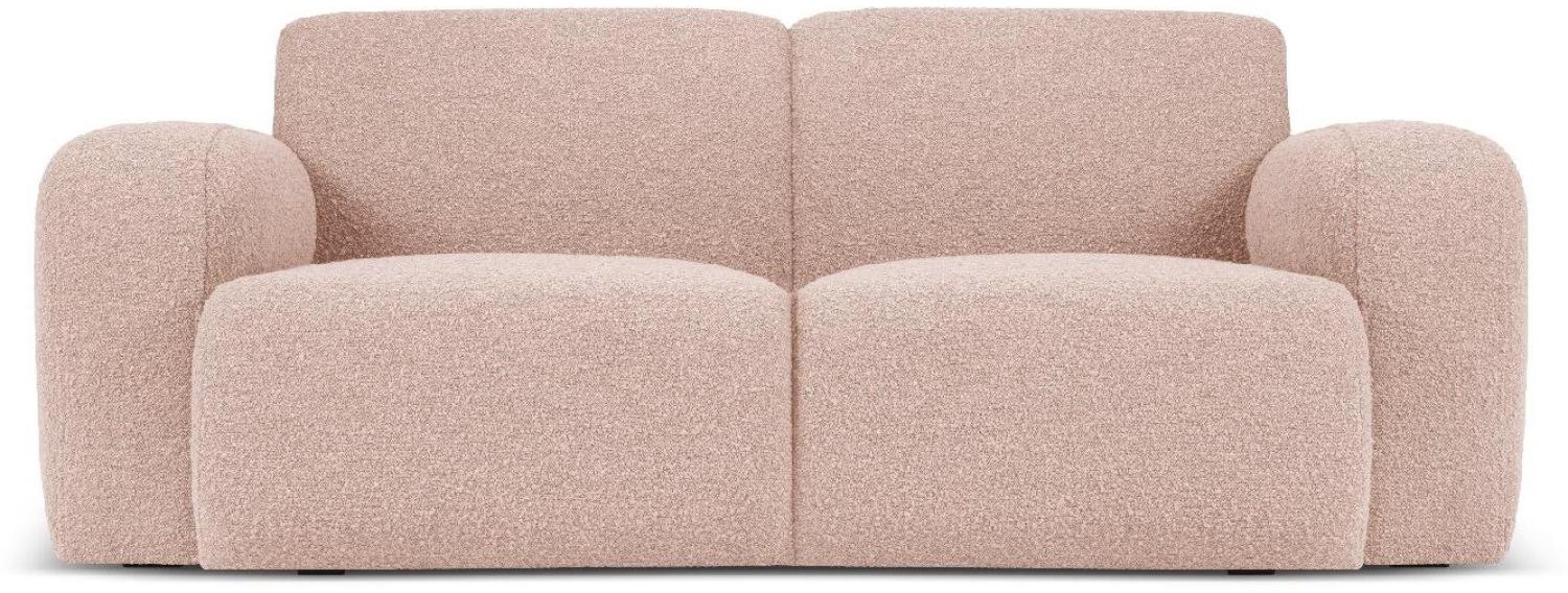 Micadoni Boucle Sofa Molino 2-Sitzer Boucle Puderrosa Bild 1