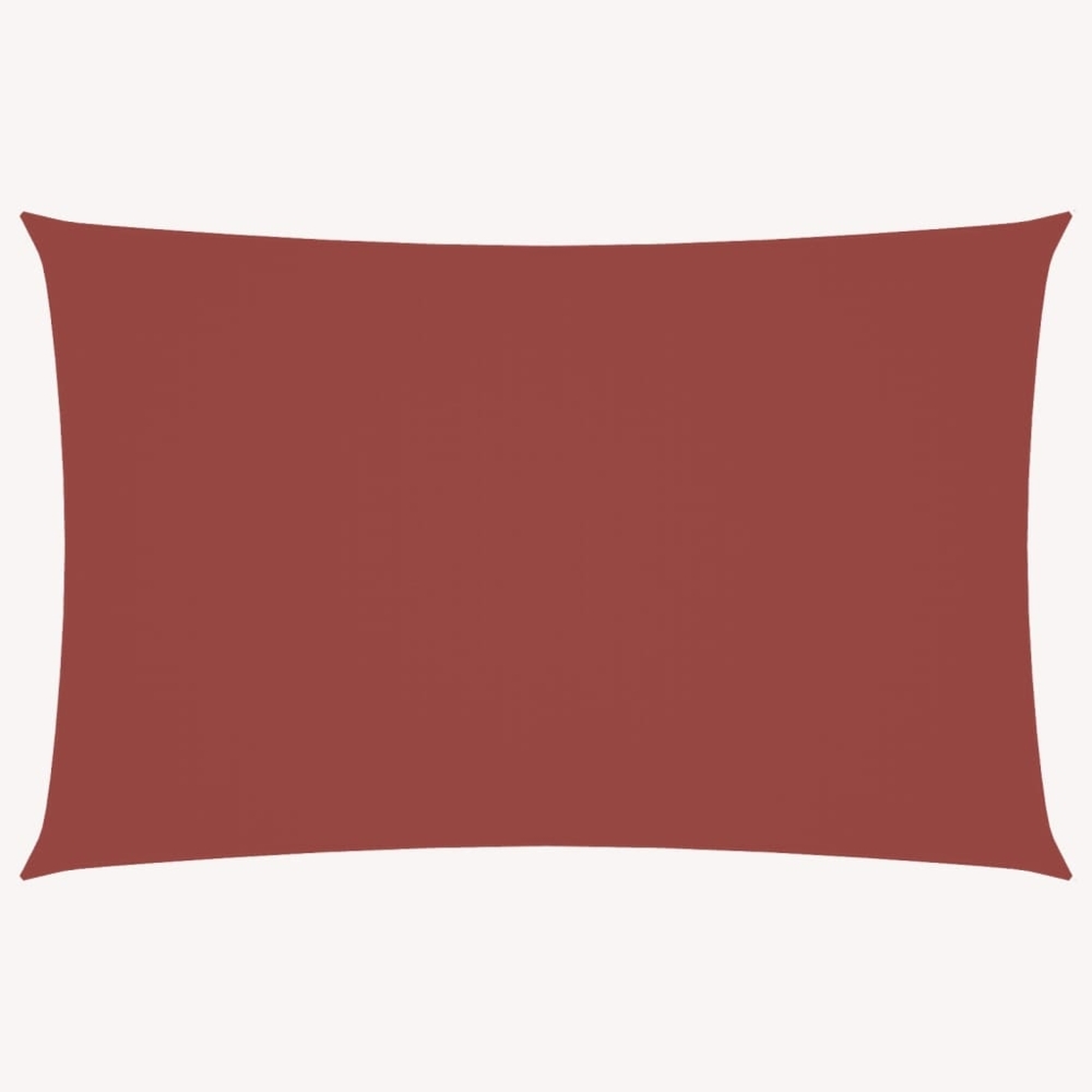 vidaXL Sonnensegel Oxford-Gewebe Rechteckig 6x8 m Terrakotta-Rot 135388 Bild 1