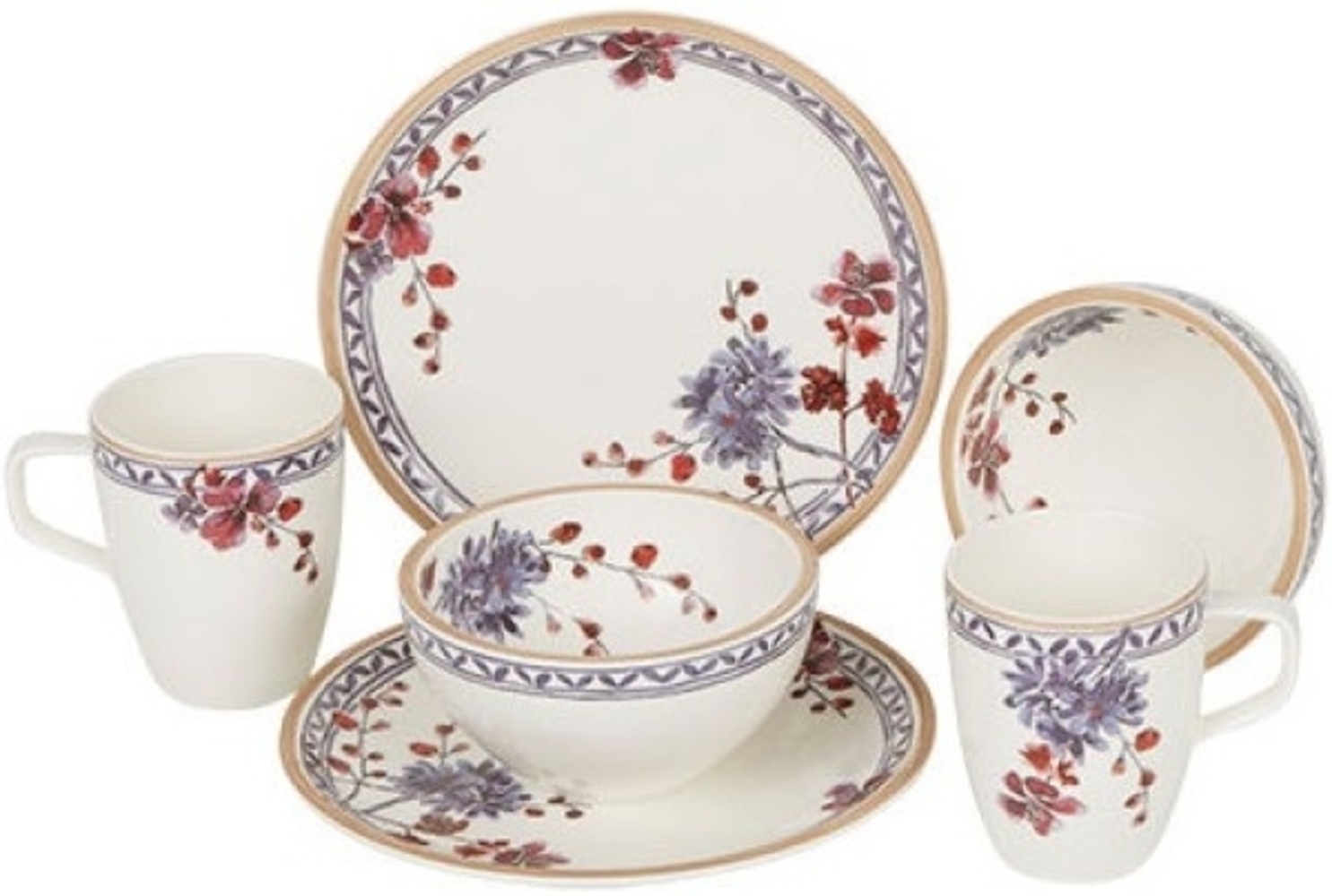 Villeroy & Boch Artesano Provençal Lavendel Frühstücks-Set für 2 Personen / 6 Teile Bild 1