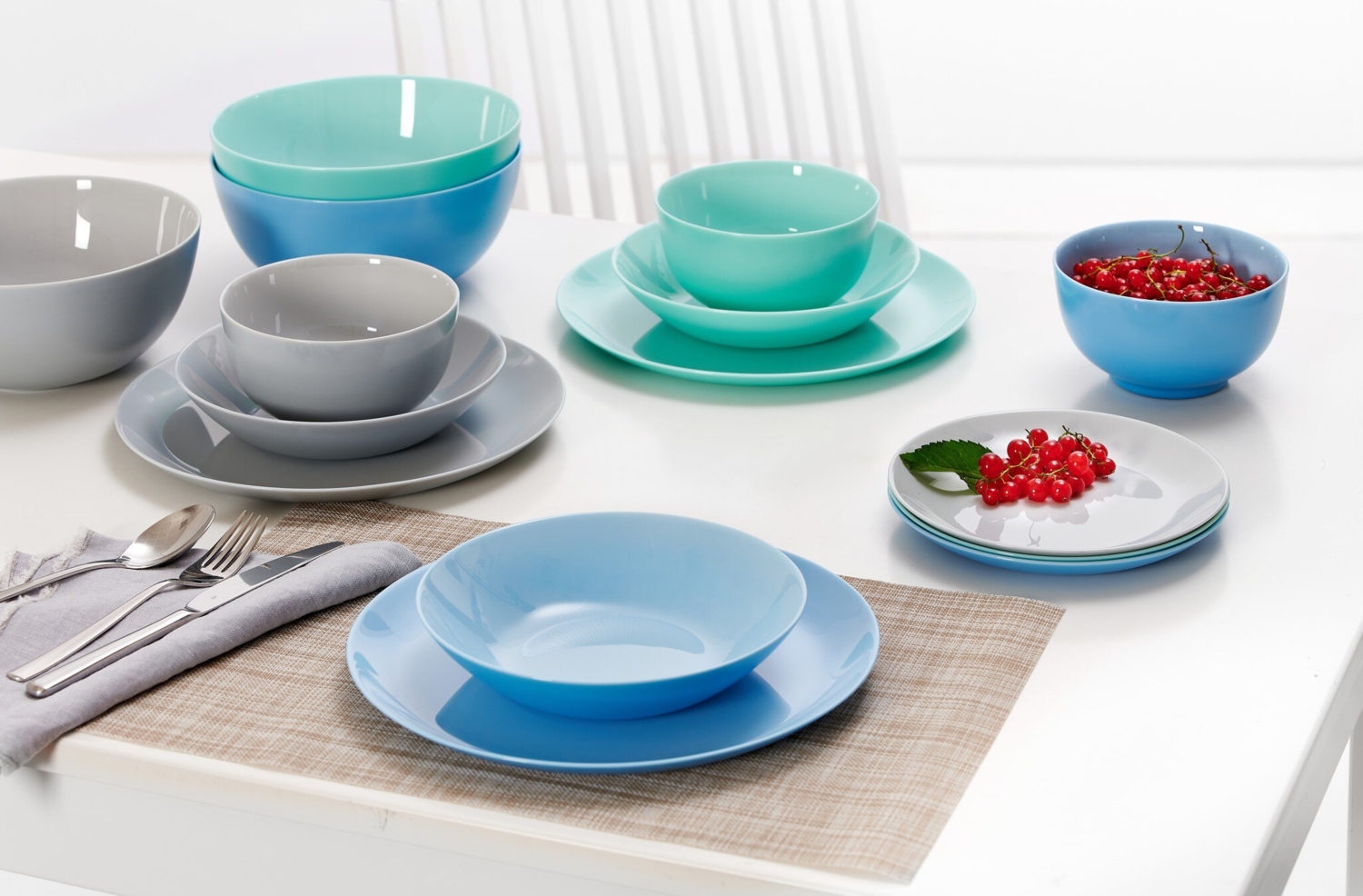 Dessertteller / Frühstücksteller 19cm 6er Set Fresh blau Bild 1