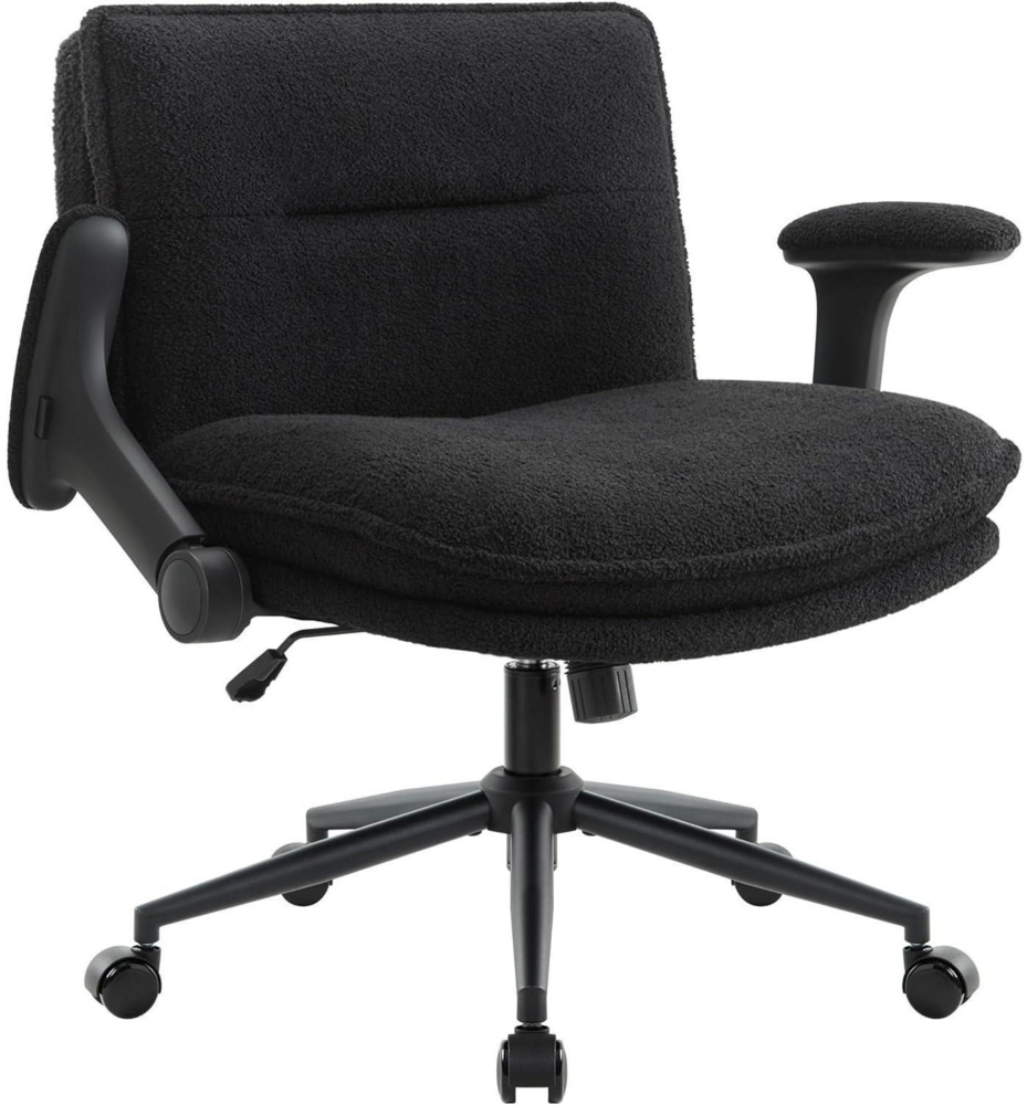 Schreibtischstuhl Schneidersitz Bürostuhl armlehne rollen höhenverstellbar Bild 1