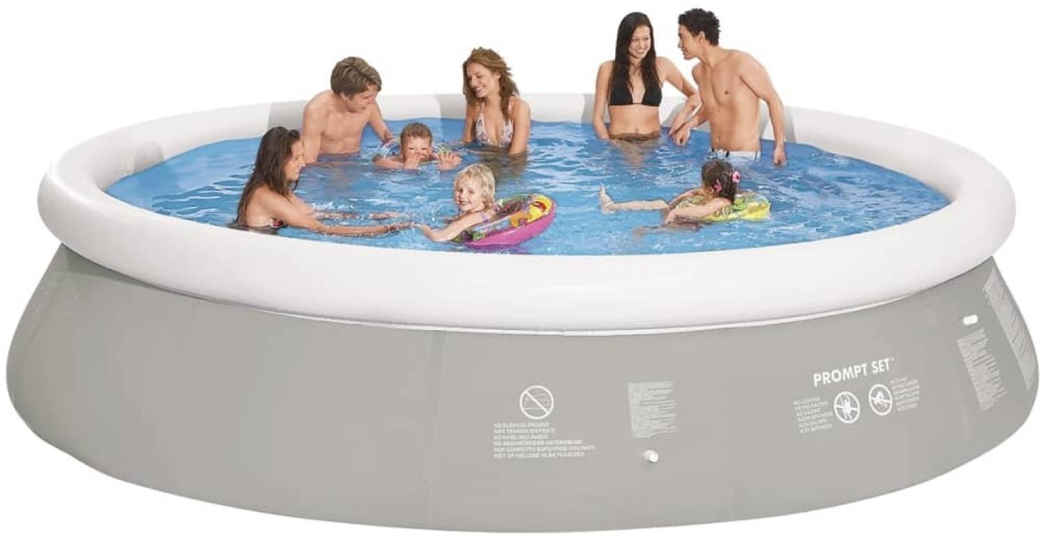 Jilong Aufblasbarer Pool Grau 450×122 cm 90778 Bild 1