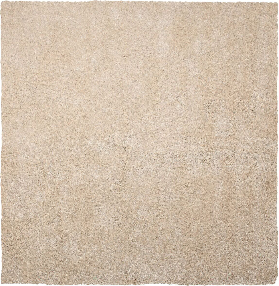 Teppich hellbeige 200 x 200 cm Shaggy DEMRE Bild 1