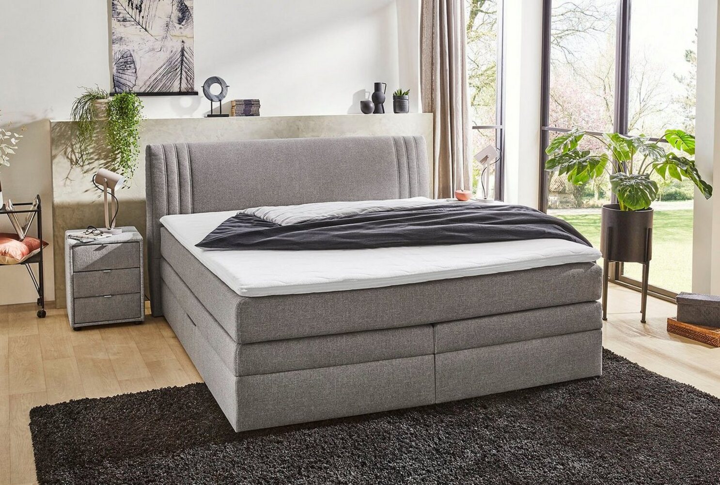 Jockenhöfer Gruppe Boxspringbett "Amira", OTTOs Choice! Topseller, mit Bettkasten und Topper, erhältlich in den Breiten 120,140 & 180cm Bild 1