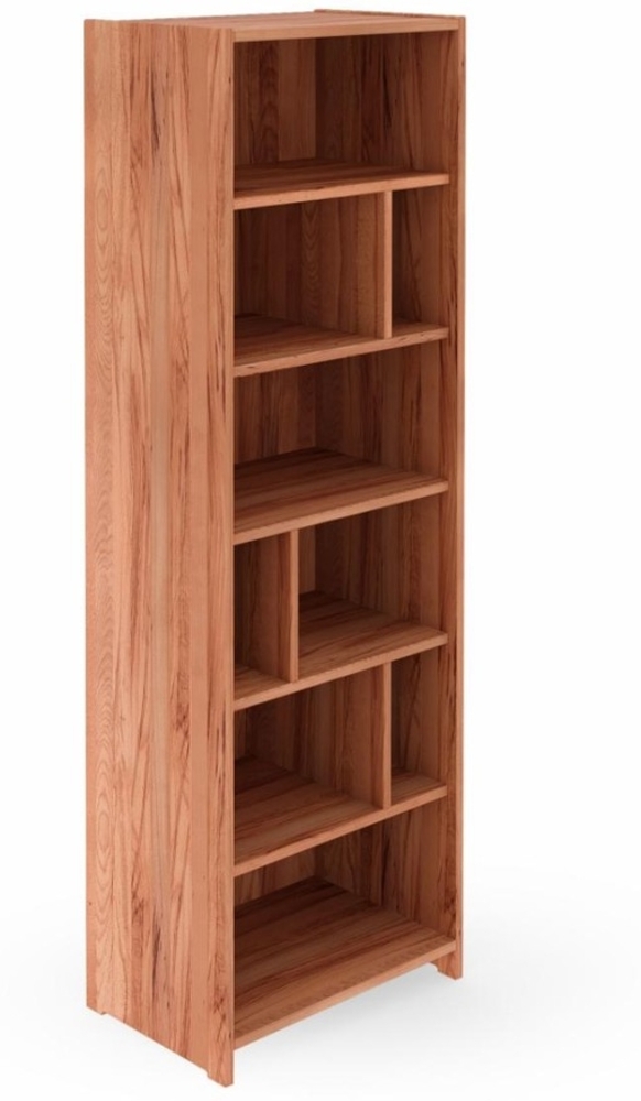 Bücherregal Zigo aus Kernbuche massiv 63x41x190 cm mit 9 offenen Fächern Bild 1