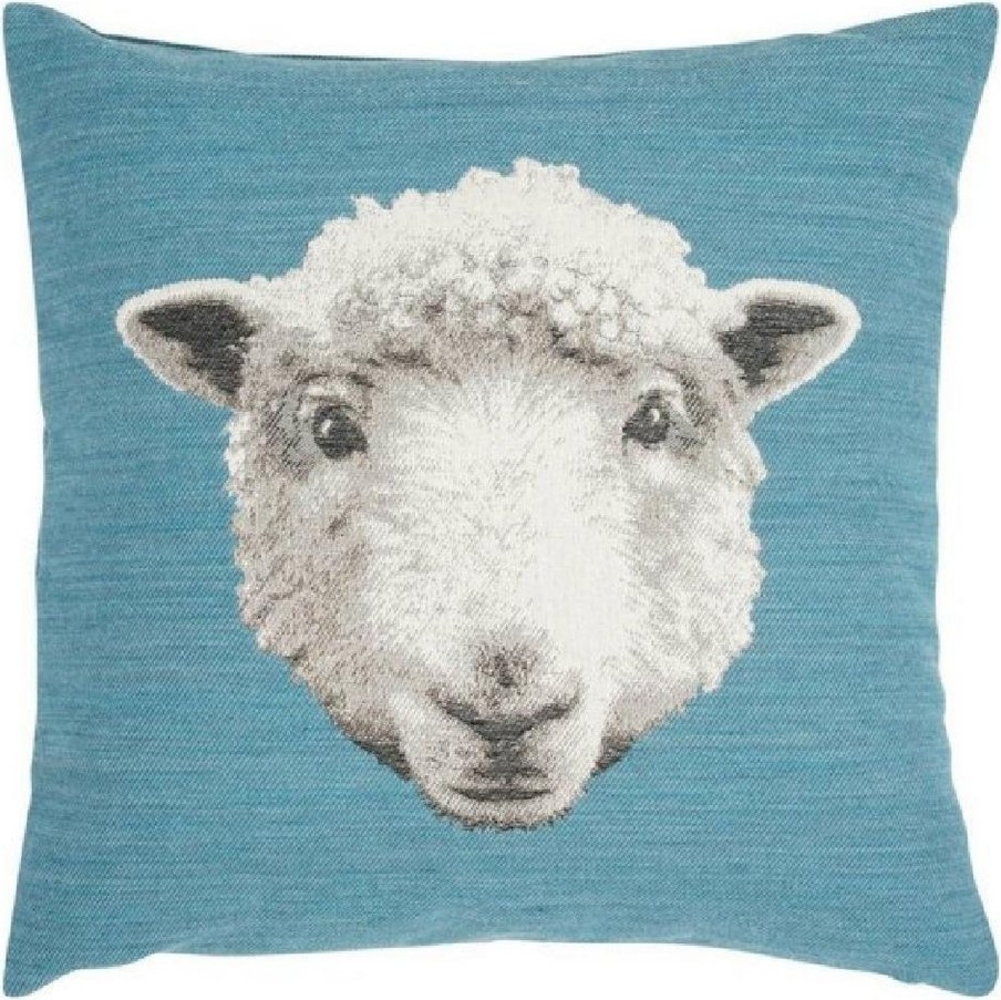 pad Kissenhülle MOO Schaf Blau (45x45 cm) 11627-K40-4545 Bild 1