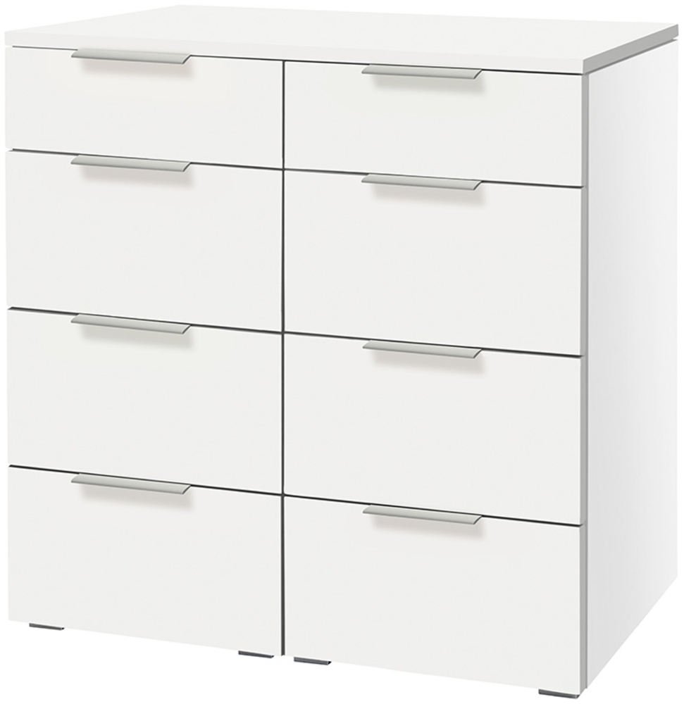 Hasena Kommode Quatrine weiss Weiss zerlegt Bild 1