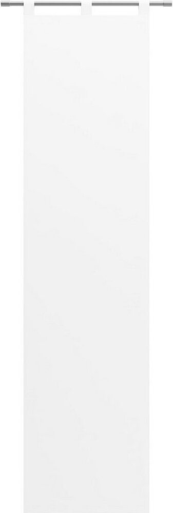 Neutex for you! Schiebegardine Galena Uni, Schlaufen (1 St), halbtransparent, inkl. Beschwerungsstange Bild 1