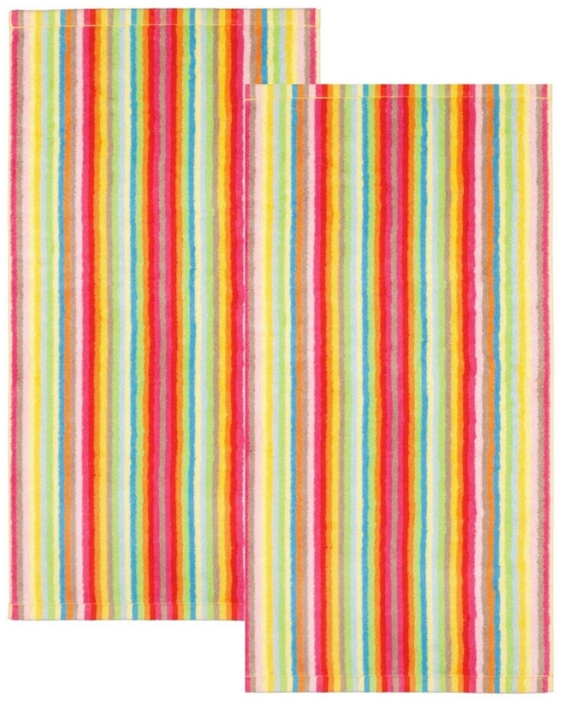 2 Stück Cawö Life Style Handtücher 7008-25 Streifen muilticolor 50x100 Bild 1