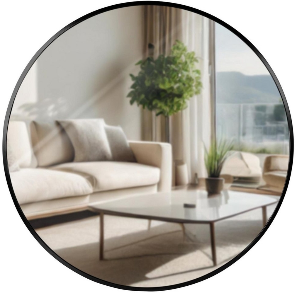 TPFLiving Spiegel Mirava (Viel Spiegelfläche bei schlankem Design, Optimal für über Kommoden oder Waschbecken), Setzt moderne Akzente im Wohnbereich Bild 1