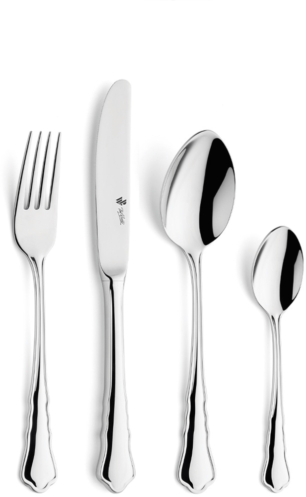 Paul Wirths CHIPPENDALE Kinderbesteck Set 4-teilig hochglanzpoliert Bild 1