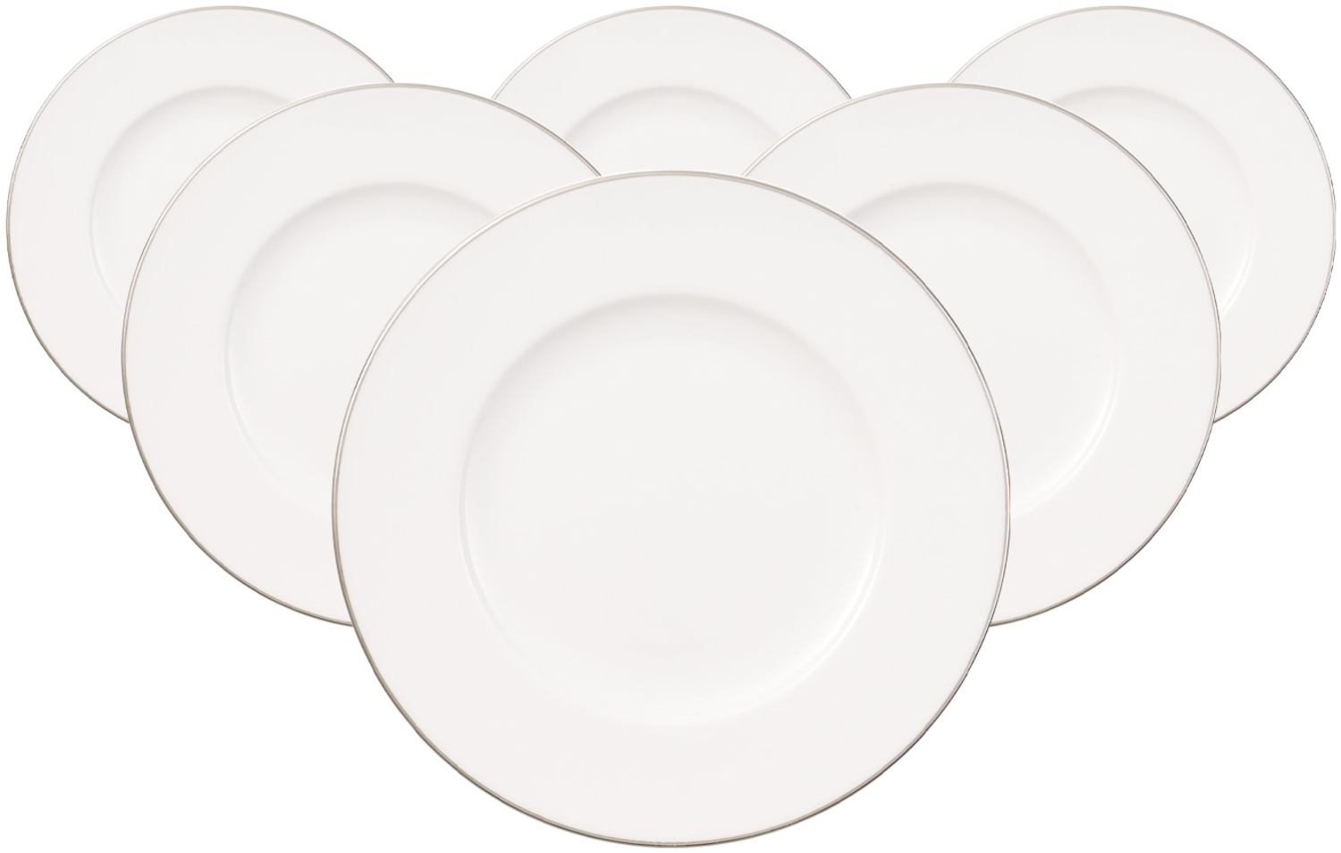 Villeroy & Boch Anmut Platinum No. 1 Brotteller ø 16,4 cm 6er Set Bild 1