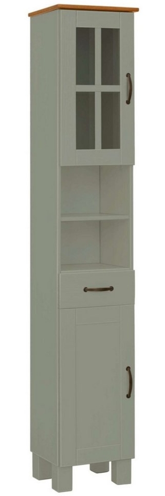 Home affaire Hochschrank Rodby FSC®-zertifiziertes Massivholz, Breite 33cm, Höhe 180cm Bild 1