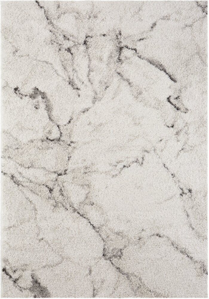 Hochflor Teppich MAYRIN Creme Grau - 80x150x3cm Bild 1