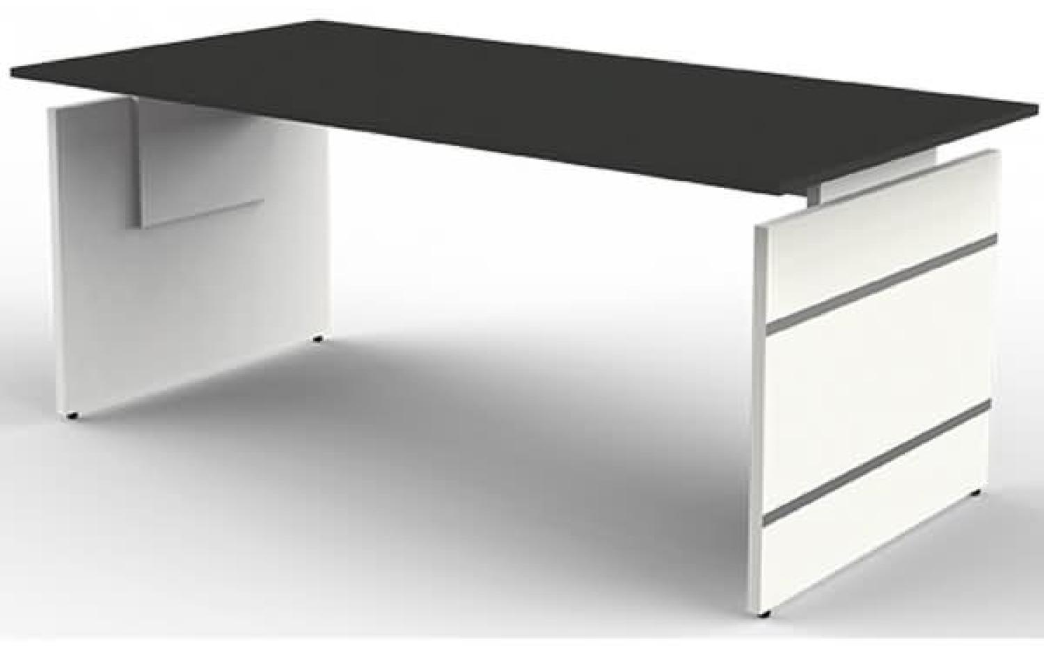 Kerkmann Schreibtisch StageOne Form 4 BxT 180x80cm anthrazit Bild 1