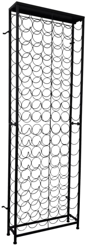 vidaXL Flaschenregal für 108 Flaschen Metall 241598 Bild 1