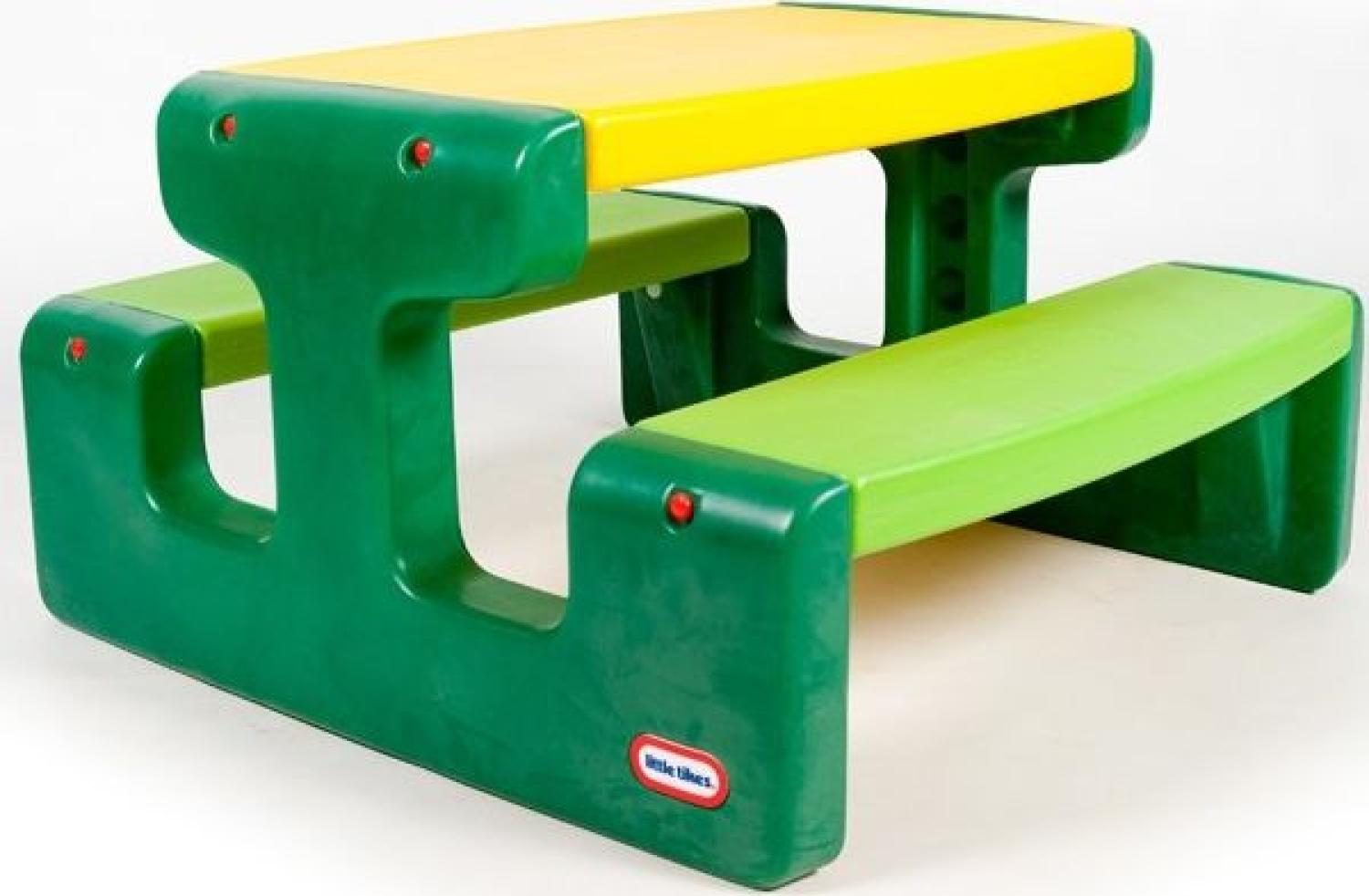 Little Tikes Large Picnic Table Innen & Außen Grün Gelb Kunststoff CE 6 Person(en) 3 Jahr(e) Bild 1