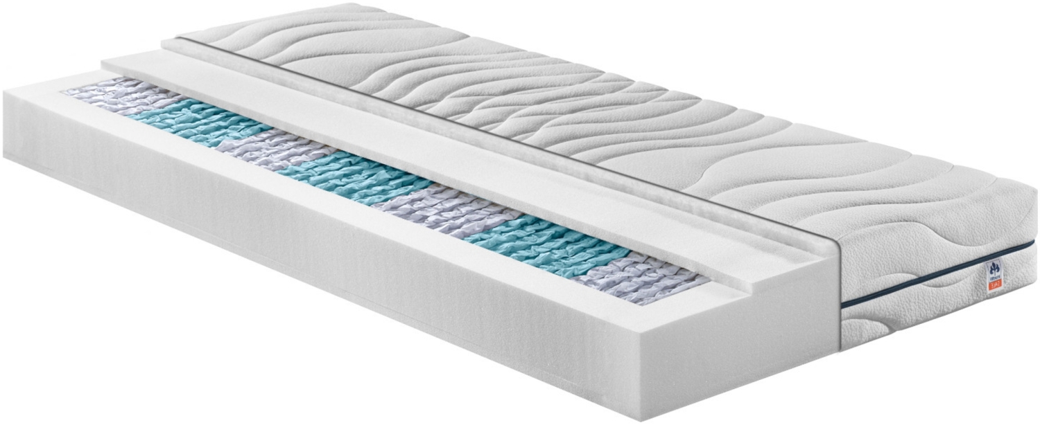 Irisette Tonnentaschenfederkernmatratze 'Sylt TTFK 7-Zonen 1000er', H3, 120x200 cm Bild 1