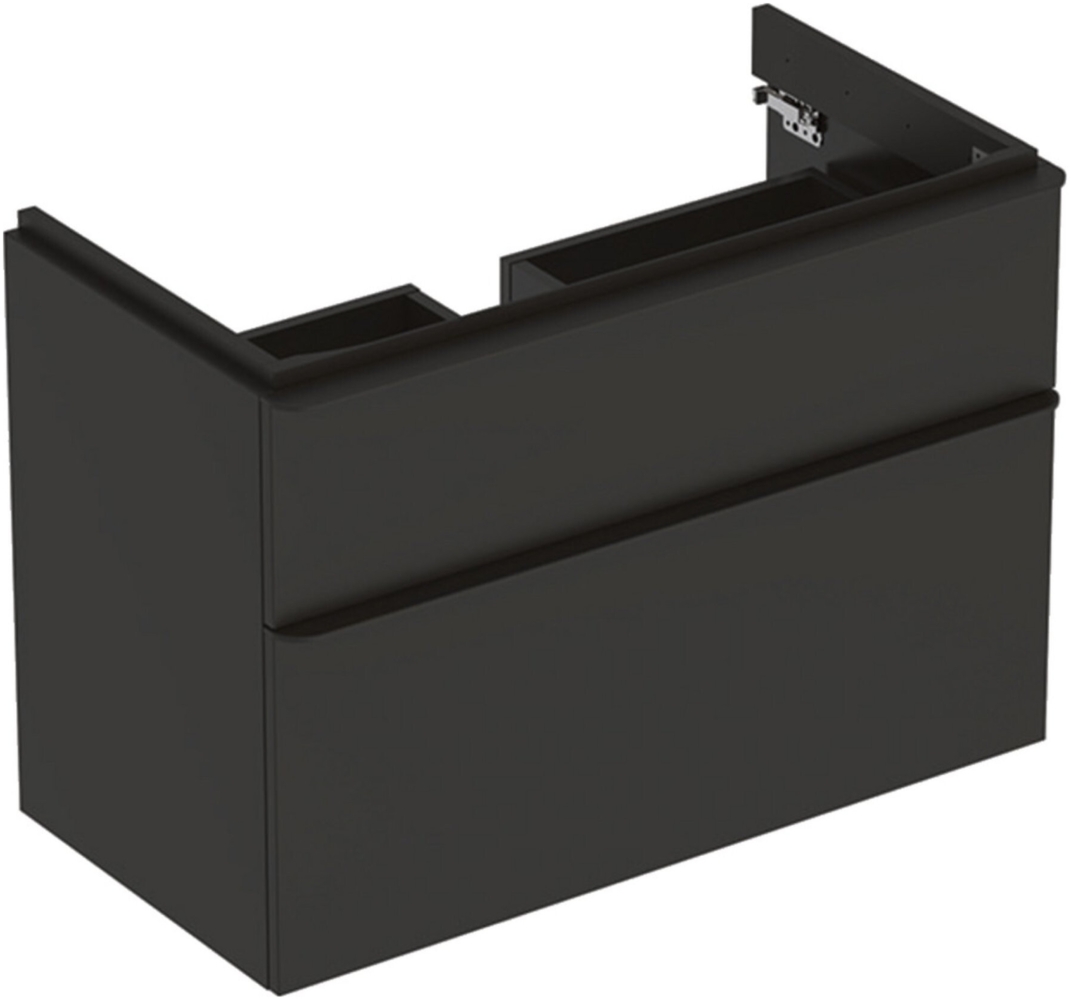 GEBERIT SMYLE SQUARE Waschbeckenunterschrank 88,4 cm breit, Anthrazit Bild 1