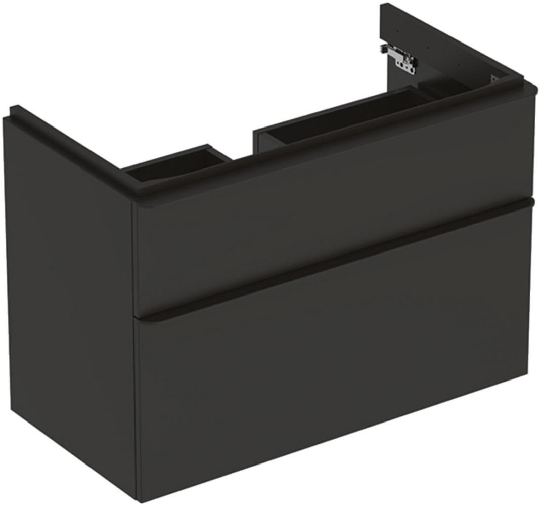 GEBERIT SMYLE SQUARE Waschbeckenunterschrank 88,4 cm breit, Anthrazit Bild 1