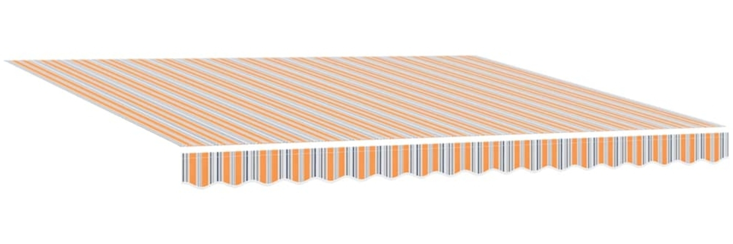 vidaXL Einziehbare Markise Mehrfarbig 400 × 300 cm Stoff, Metall 3330572 Bild 1