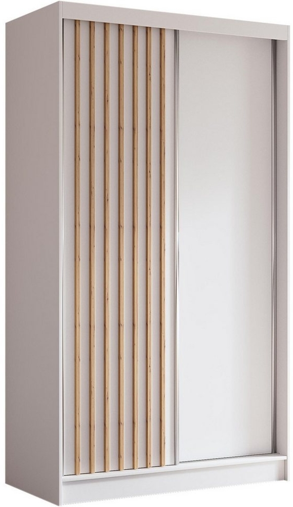 Beautysofa Kleiderschrank HELIOS II Breite: 120 oder 240cm, mit Lamellen, viele Farbvarianten Bild 1