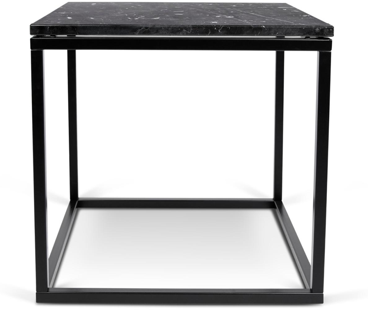 Beistelltisch - Prairie 50 - echter Marmor - Schwarz Bild 1