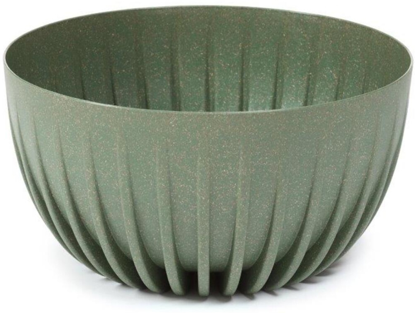 SIENA GARDEN Pflanzschale PALMA grün 30 cm Kunststoff/Holz, 30 x 30 x 15,6 cm Bild 1
