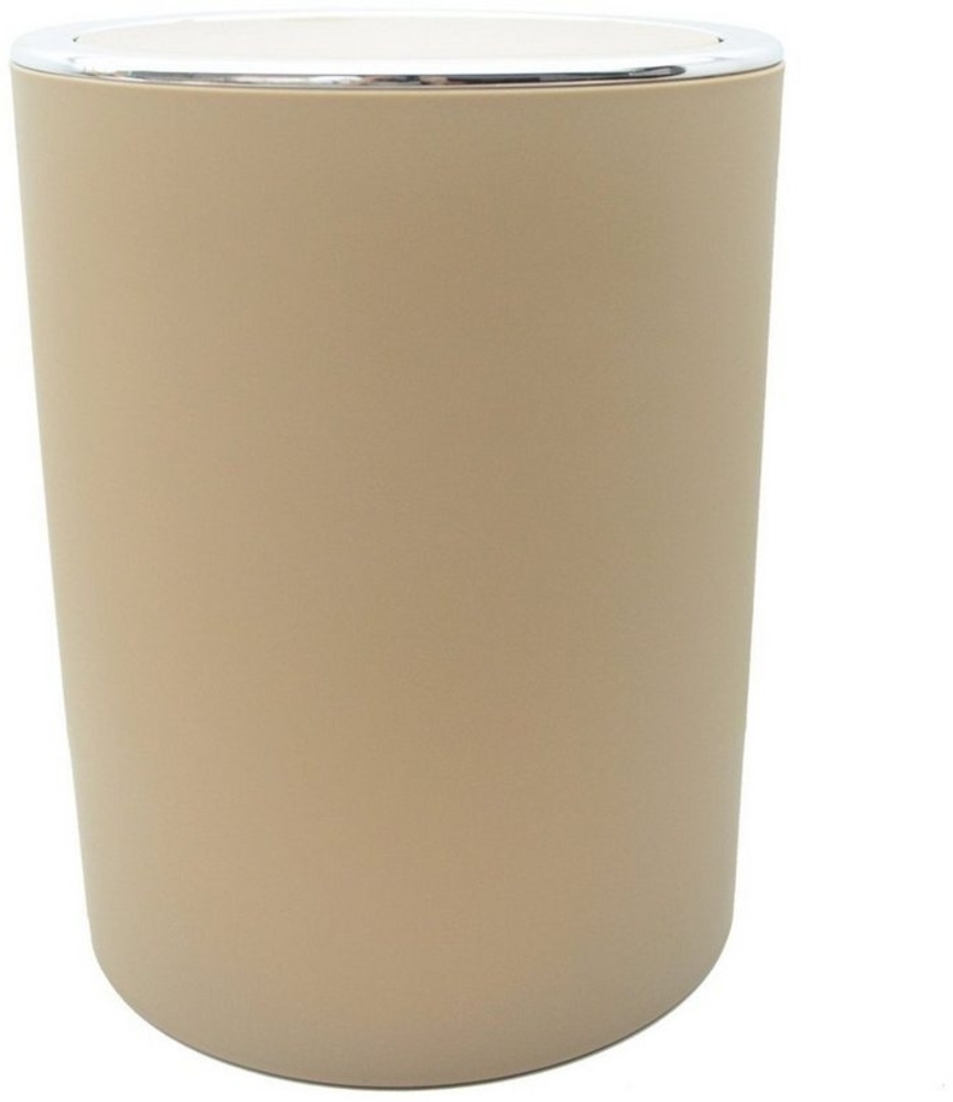 Trendline Kosmetikeimer Ring cappuccino 5 l Badeimer Mülleimer Abfalleimer Bild 1