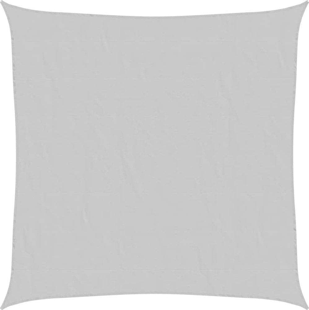 vidaXL Sonnensegel Hellgrau 5x5 m 100% Polyester Oxford 4000405 Bild 1