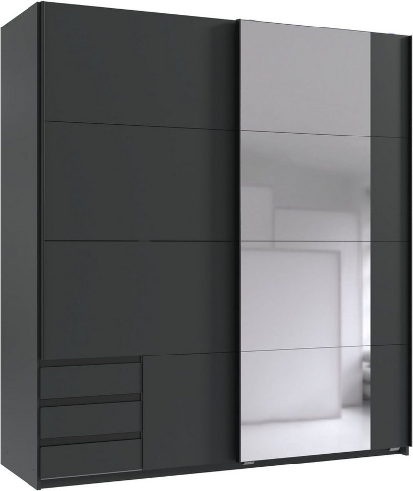 Wimex Schwebetürenschrank Emden moderner Kleiderschrank mit Spiegel und Schubladen BESTSELLER Schlafzimmer Schrank Garderobenschrank mit Schwebetüren Topseller Bild 1