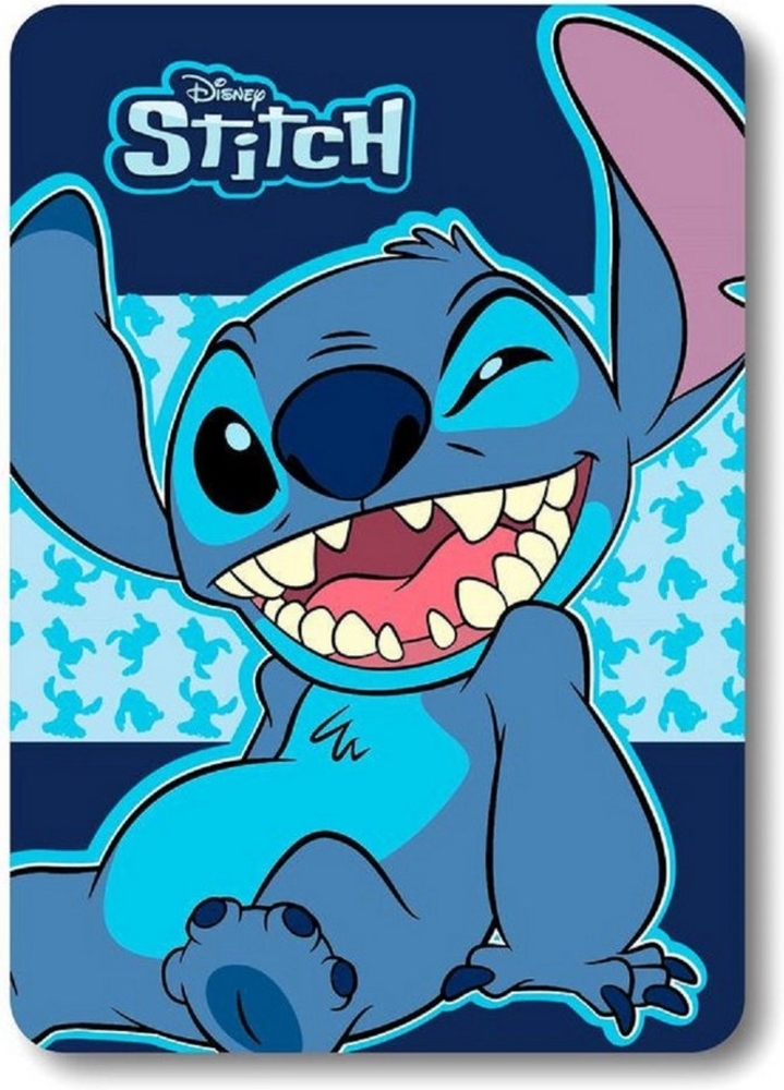 Lilo & Stitch Tagesdecke Bettdecke Fleecedecke Kuschelig, 140x100 cm Bild 1