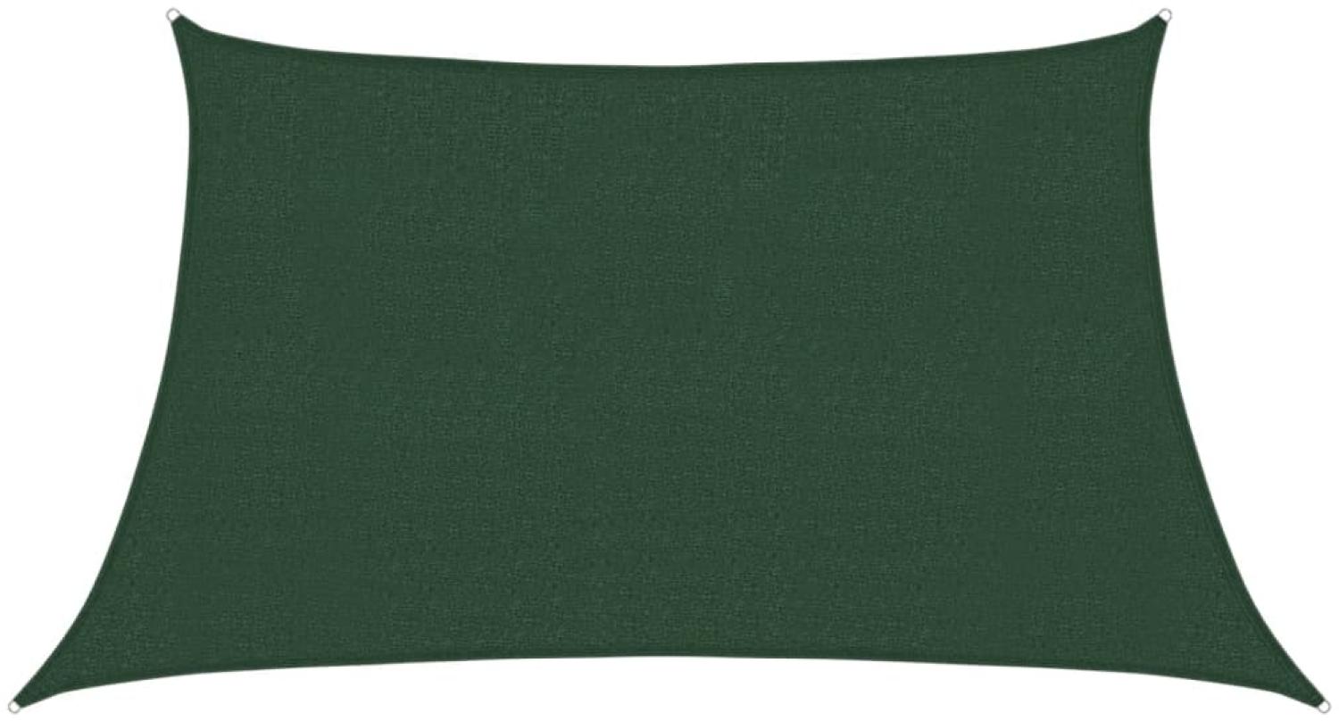 vidaXL Sonnensegel 160 g/m² Dunkelgrün 3/4x2 m HDPE 311488 Bild 1