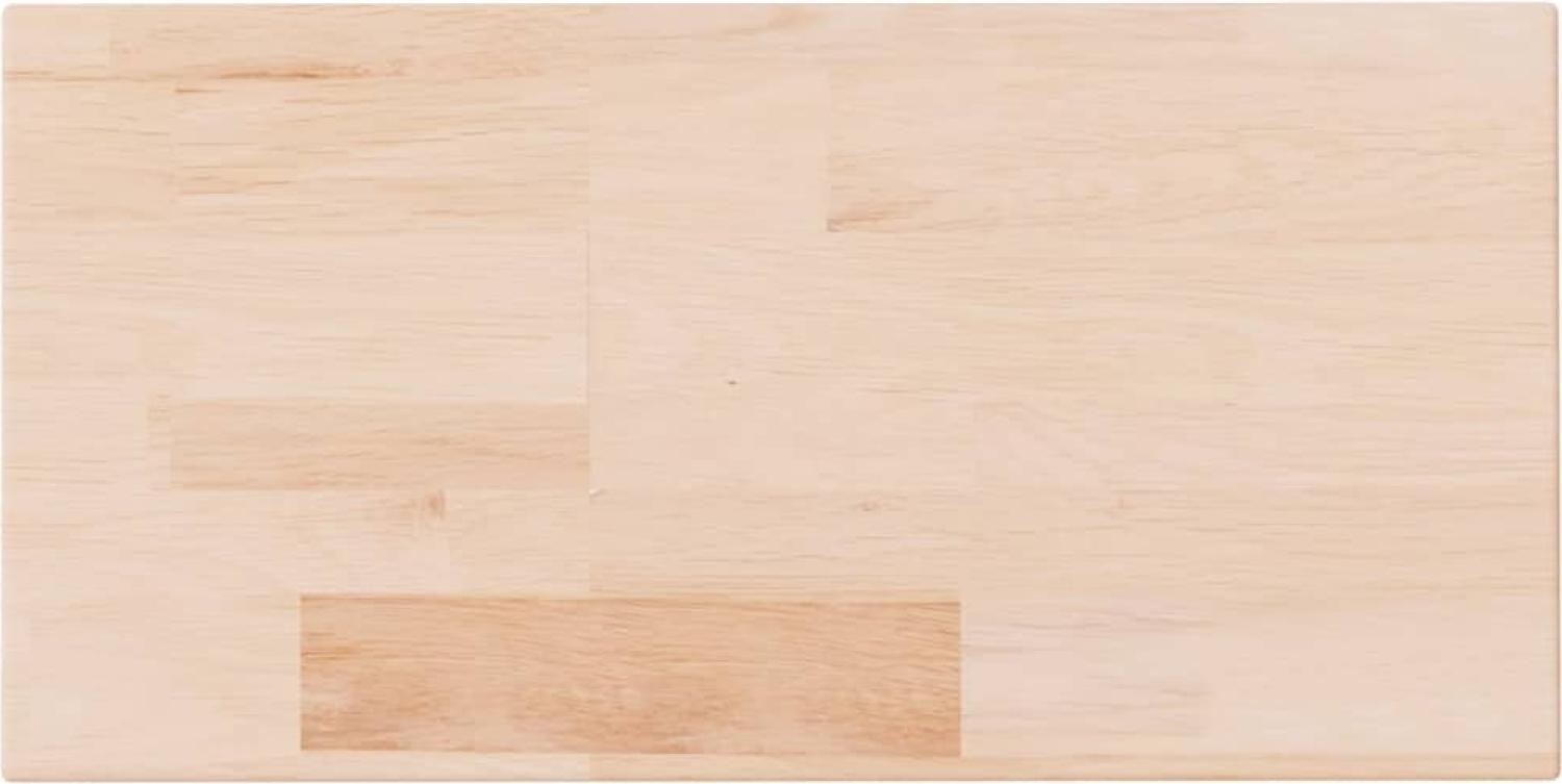 vidaXL Regalboden 40x20x2,5 cm Unbehandeltes Massivholz Eiche 342934 Bild 1