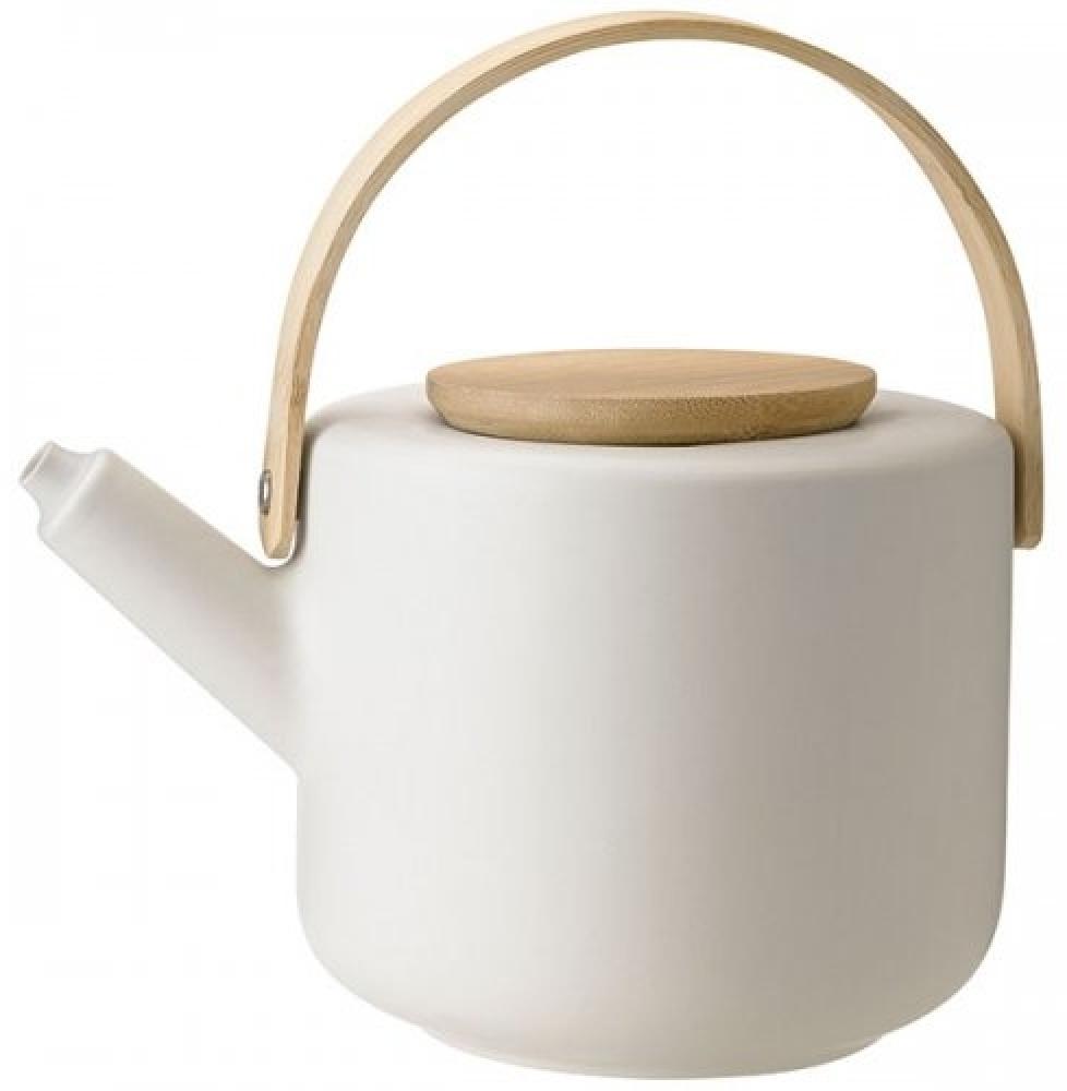 Stelton Theo Teekanne Sand, Kanne, Teebehälter, Steingut, Sandfarben, 1. 25 L, x-630-1 Bild 1