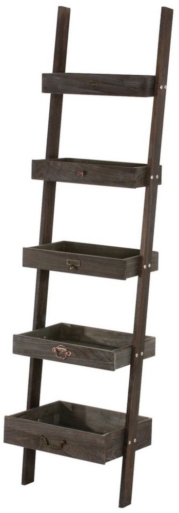 MCW Standregal T69, Hochwertige Verarbeitung, Stabil, 5 Ablagen in Schubladenoptik Bild 1