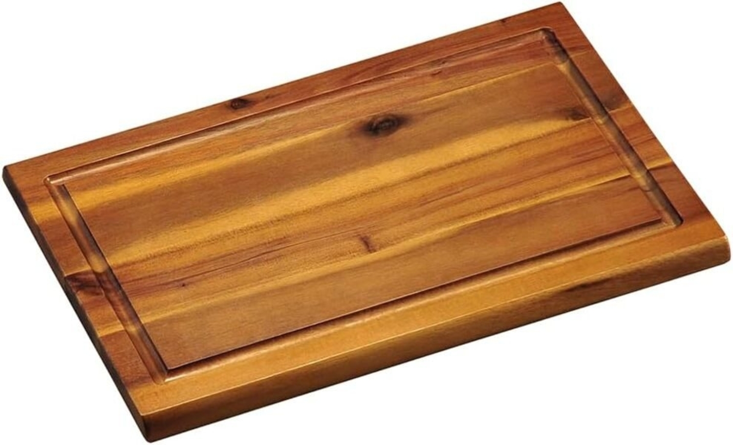 Kesper 28180 Schneidbrett, Akazie, braun, 32 x 21 x 1.5 cm Bild 1