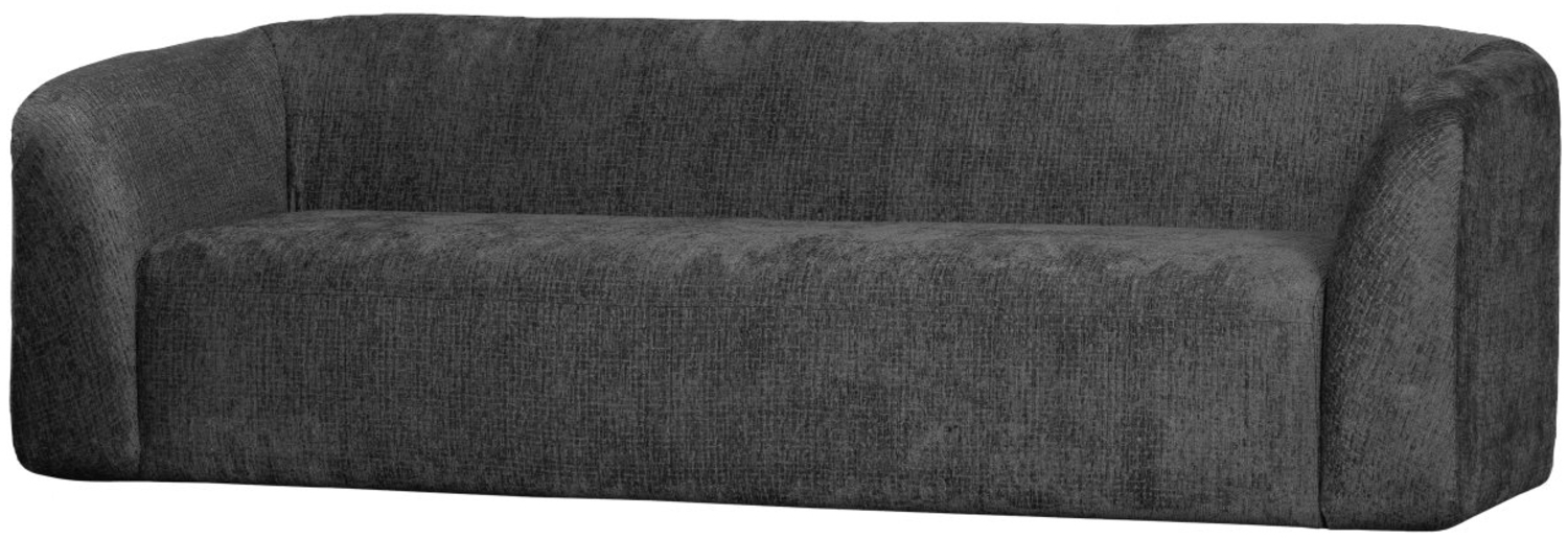 Sofa Sloping 3-Sitzer aus Struktursamt, Mountain Bild 1