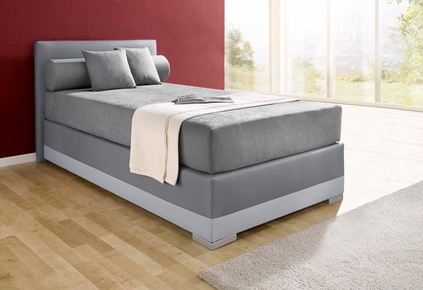 Maintal Boxspringbett Lago, in 3 verschiedenen Matratzenarten, H2 oder H3 Bild 1