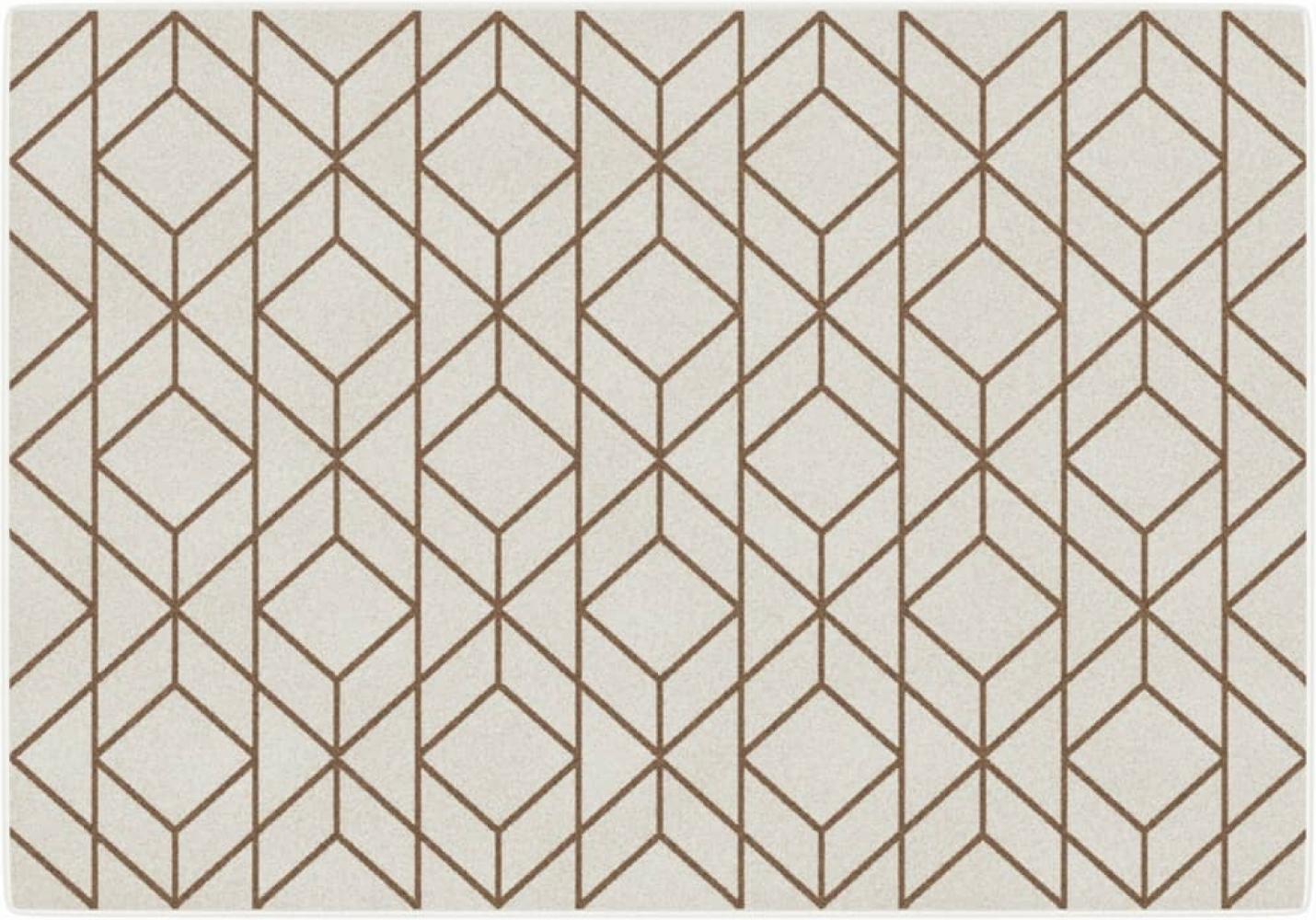 vidaXL Teppich Kurzflor Mehrfarbig 160x230 cm Rutschfest 4007208 Bild 1