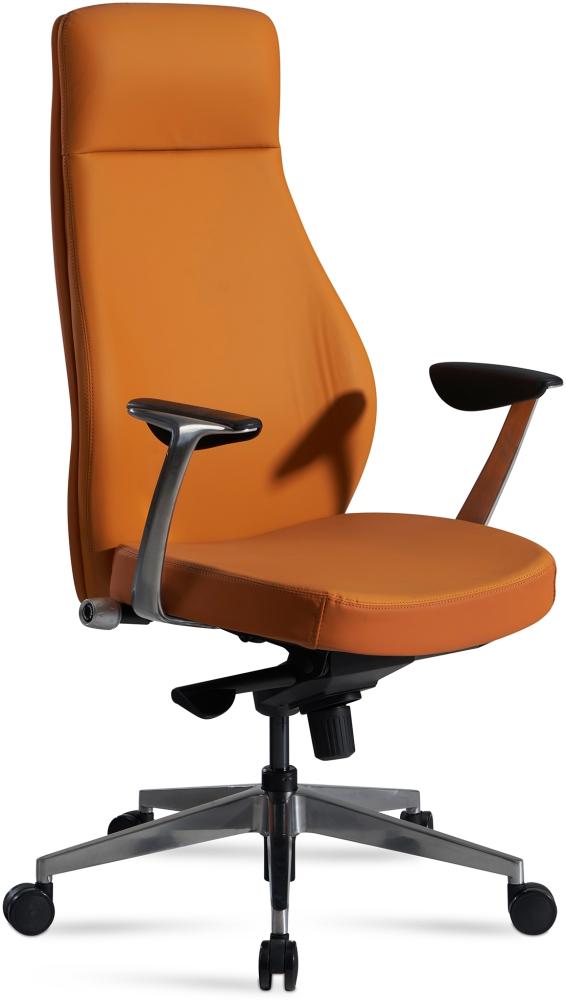 Bürostuhl Schreibtischstuhl Kunstleder Caramel Drehstuhl Ergonomisch Bild 1