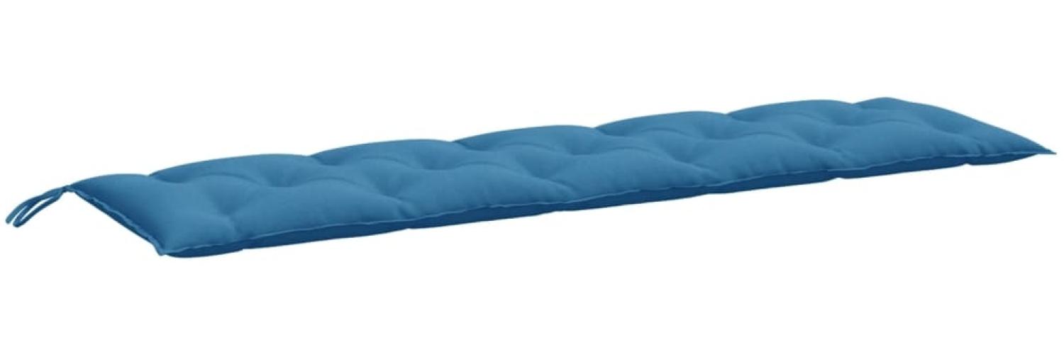 vidaXL Gartenbank-Auflage Melange Blau 180x50x7 cm Stoff 4002568 Bild 1