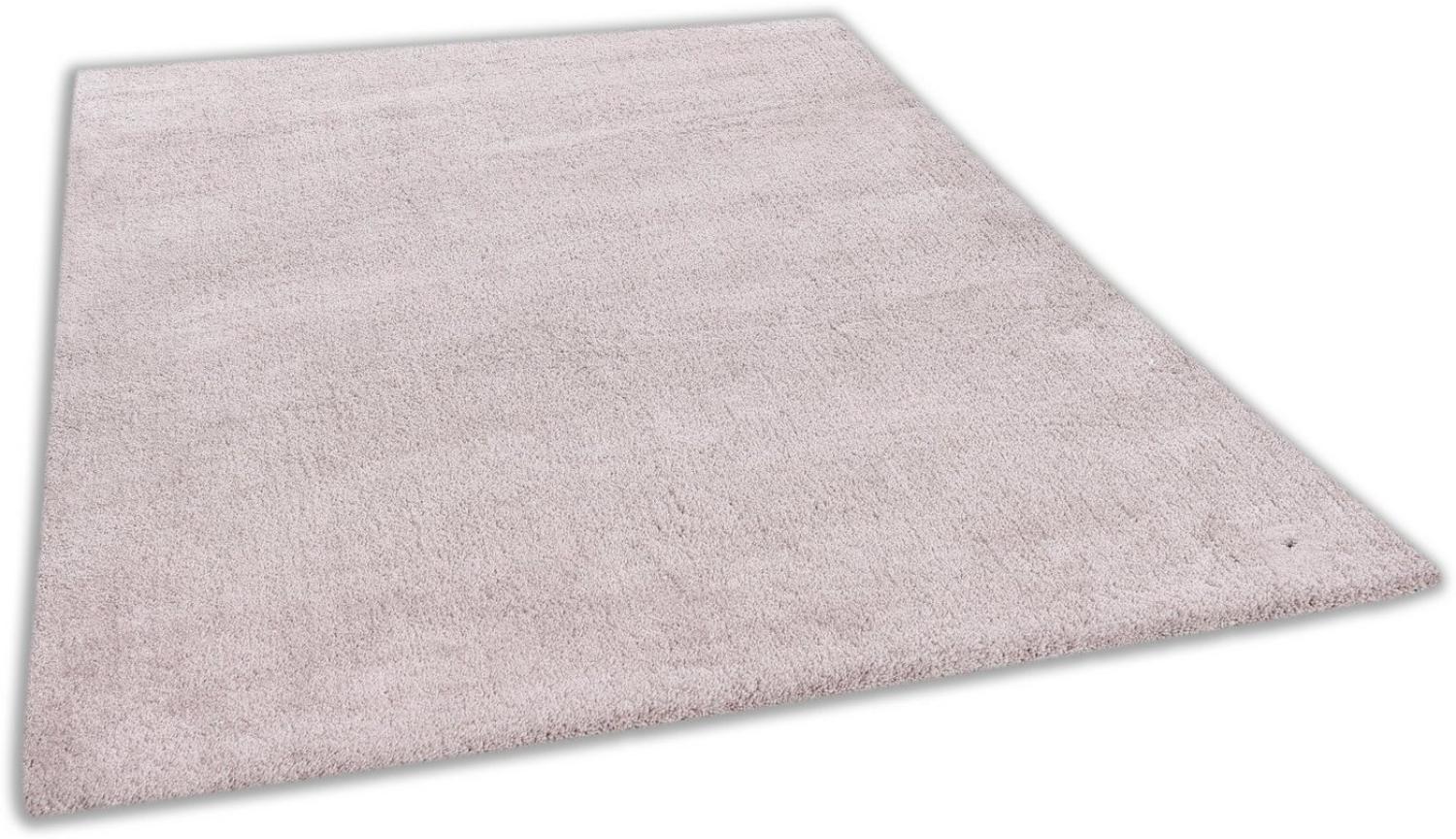 TOM TAILOR HOME Hochflor-Teppich Shaggy Teppich Cozy, rechteckig, Höhe: 25 mm, Uni Farben, auch in Pastell Farben, ideal im Wohnzimmer & Schlafzimmer Bild 1