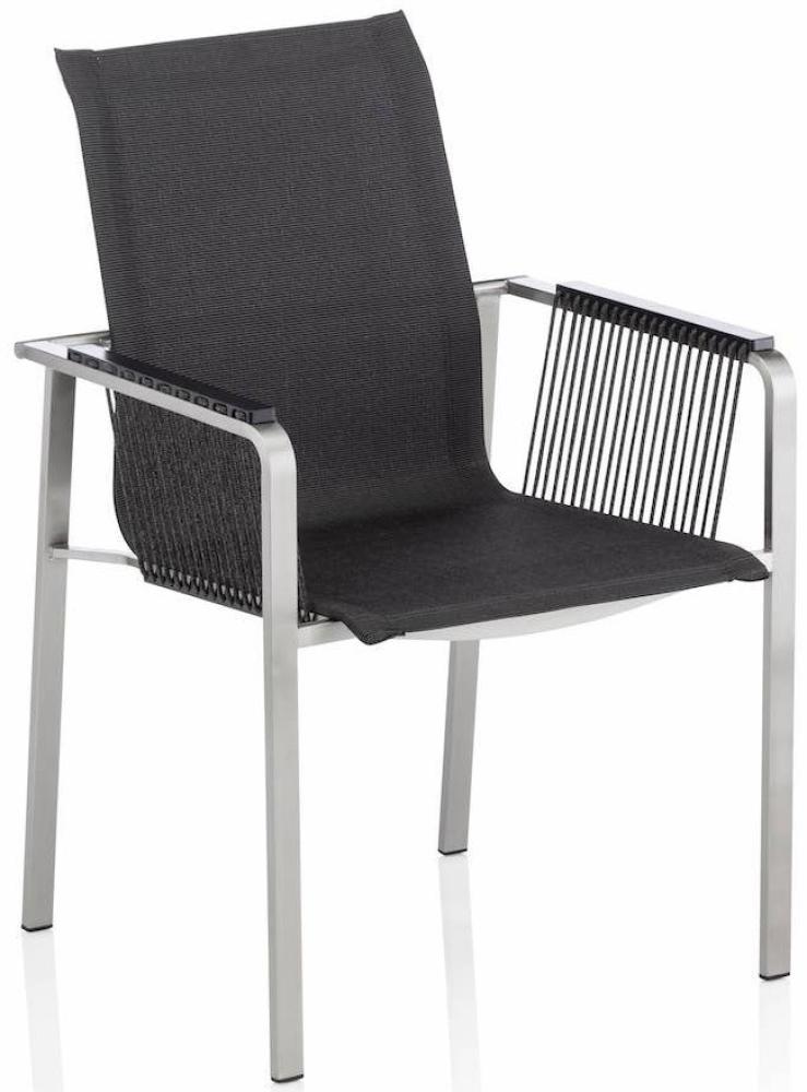 Kettler Feel Rope Edelstahl Stapelsessel Gartensessel Bild 1