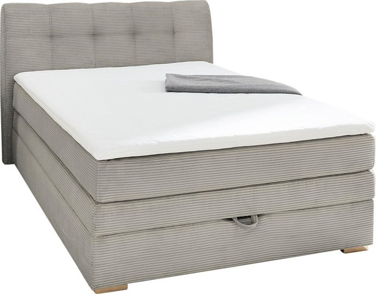 Jockenhöfer Gruppe Boxspringbett Amelie, mit Bettkasten und Topper, erhältlich in 120 & 140cm Breite Bild 1