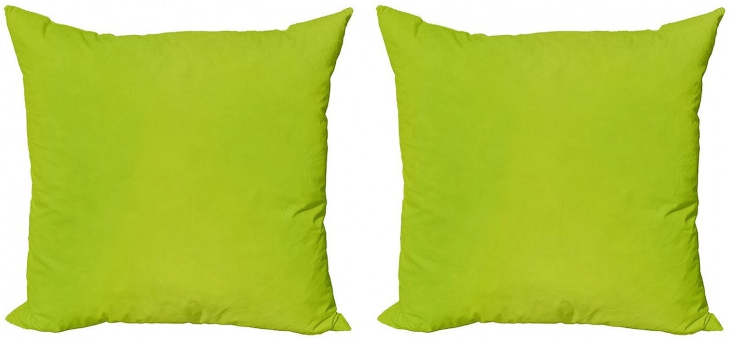 Abakuhaus Kissenbezüge Modern Accent Doppelseitiger Digitaldruck, (2 Stück), Lime Green Verschwommenen Pastellfarben Bild 1