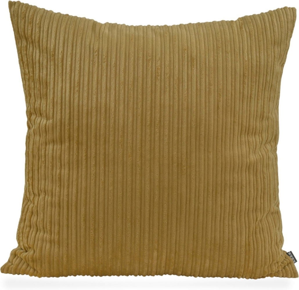 H.O.C.K. Dekokissen Precious Cord, leicht schimmernde unterschiedlich große Längsstreifen im Retro Style Bild 1