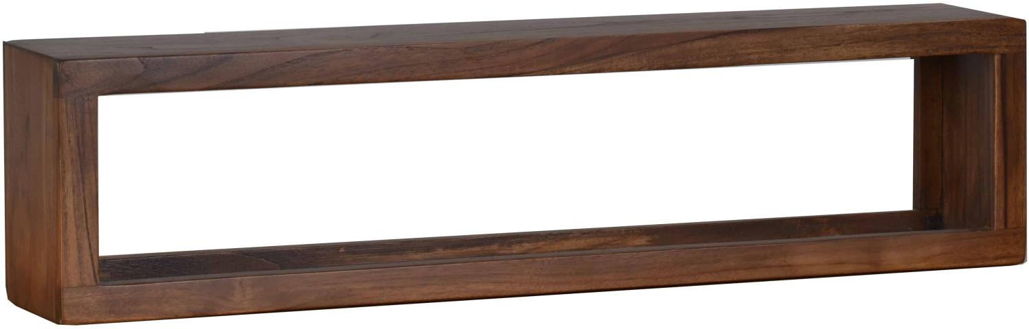 MiaMöbel Wandregal Tamesi 80cm Massivholz Teak Modern Bild 1