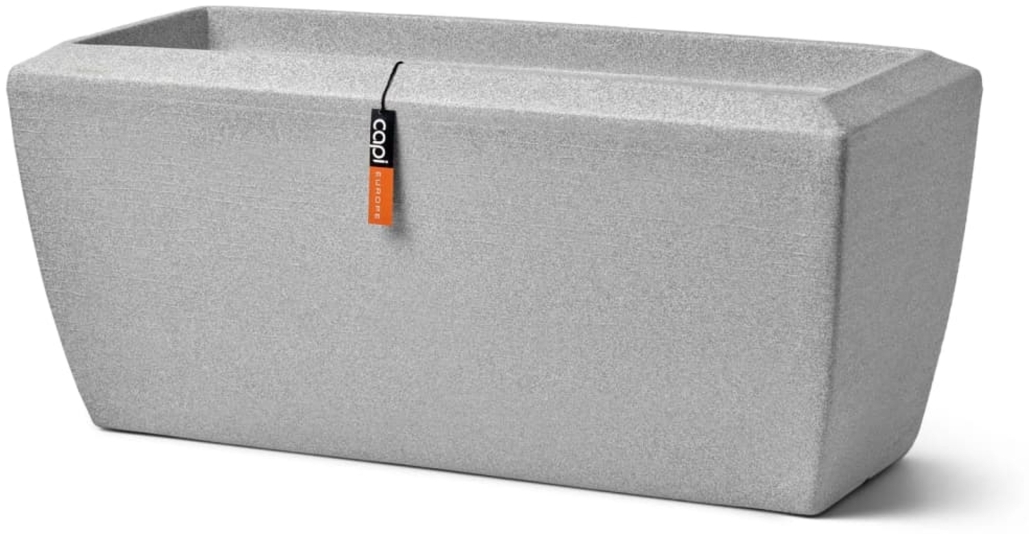 Capi Pflanzgefäß Arc Granite Rechteckig 90x35x40 cm Elfenbeinfarben 442114 Bild 1